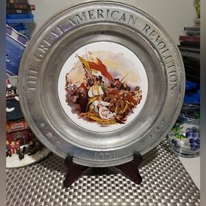 THE GREAT AMERICAN REVOLUTION PLATE-BATTLE OF BUNKER HILL
